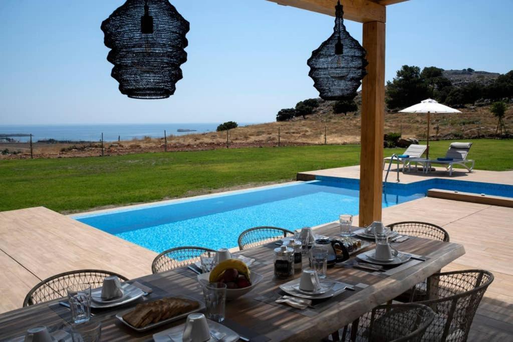 Villa Alkyoni Lindos Екстериор снимка
